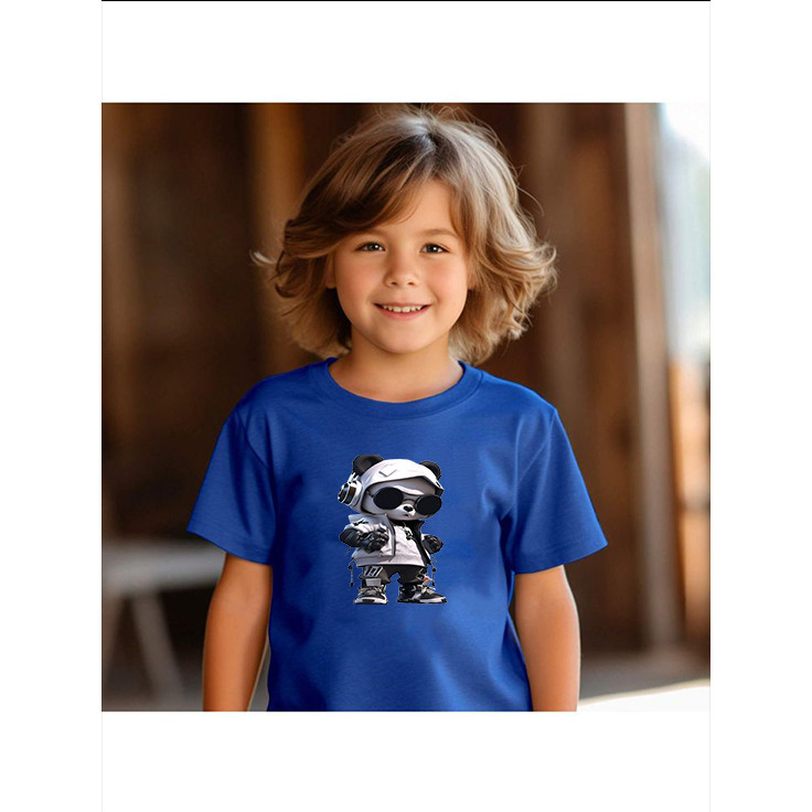 Camiseta Tshirt Infantil Criança Juvenil Bebê Unissex Algodão100% Passeio Casual Urso Estiloso premium Premium Top Top