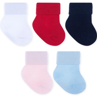 Meia Lisa Com Vira Algodão Pimpolho Menino Menina em Oferta na Shopee