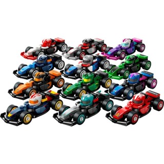 LEGO Minifiguras F1 Carros de Corrida Colecionáveis 71049 · Caixas Surpresa 12 Modelos