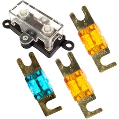 KIT PORTA FUSÍVEL MIDI + 2 FUSÍVEIS 40A + 1 FUSÍVEL 60A
