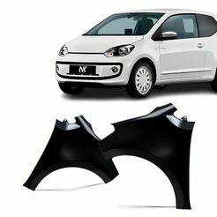 Paralama Dianteiro VOLKSWAGEN UP 2014 2015 2016 2017 2018 2019 2020 2021 Mold. Original 1ªLinha Novo