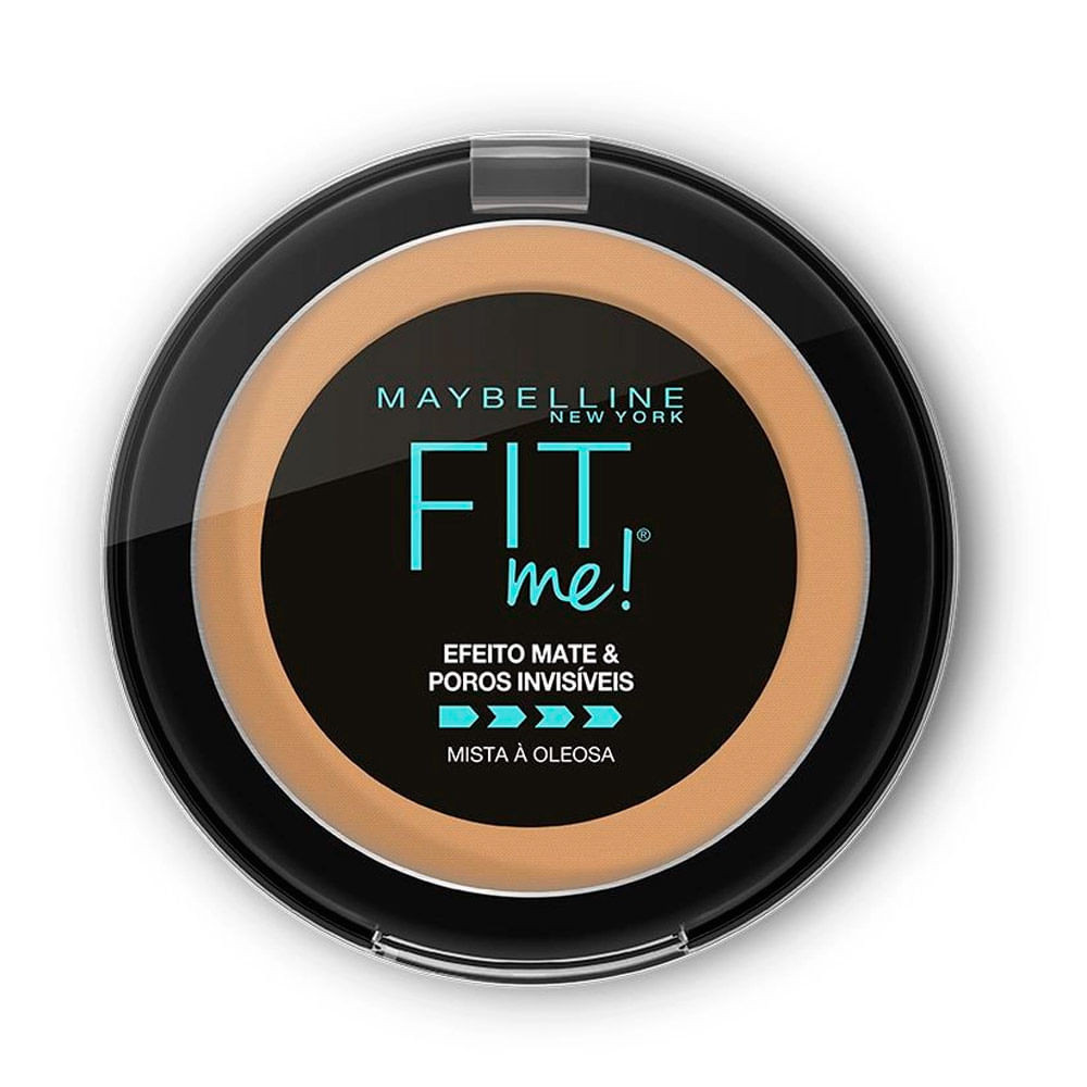 Pó Compacto Maybelline NY Fit Me N07 Médio Escuro Bege - Beauty