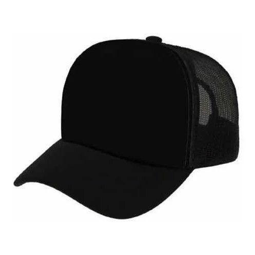 Boné Trucker Básico Adulto Aba Curva Com Tela Unissex Ajustável