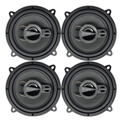 Kit 4 Alto Falantes 5 Pol Triaxial Diamond 280w 4 Ohms Leson