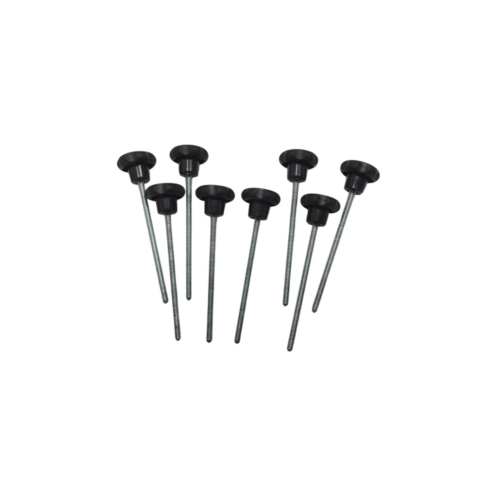 Parafuso com Manípulo 5mm X 110mm para Bumbo de Bateria 8un