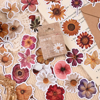45 Unidades Em Caixa Lindas Flores Série Adesivos De Vedação Diário Deco DIY em Oferta na Shopee