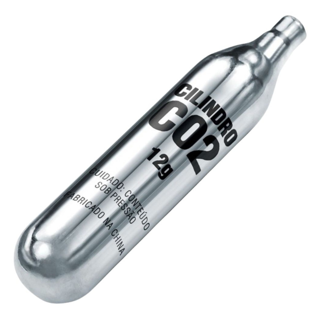 Co2 Barato Com 10 Unidades 12g Para Airgun + Esferas de Aço 6mm 6.0 com Silicone e Alvo — imagem 2 de 2