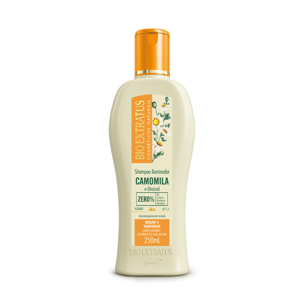 Shampoo Camomila Bio Extratus 250mL em Oferta na Shopee