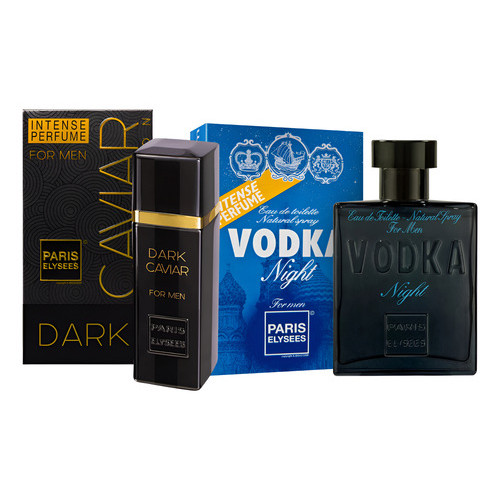 Kit 1 Dark Caviar + 1 Vodka Night Paris Elysees