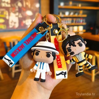 Chaveiro Michael Jackson Music Idol, lembranças e colecionáveis para presentes de feriado ZYVG