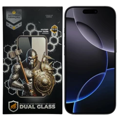 Gshield Película Dual Glass de Fibra de Vidro com 10H Proteção para iPhone 16 Pro Max/ 17 Pro Max, Preta