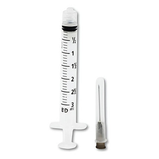 100 Seringa Bd 3ml Com Agulha Bd Cinza 25x7 Original 3 Ml