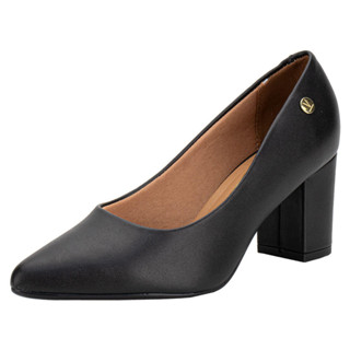 Sapato Feminino Salto Grosso Vizzano 1290500 em Oferta na Shopee