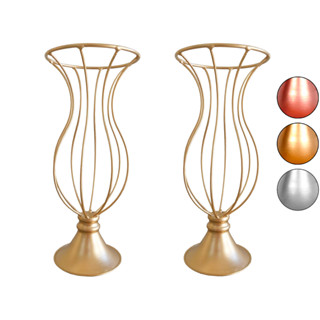 2 Vaso Dourado Armação Jarros Aramado Para Pedrarias Decoração Luxo Festa Casamento em Oferta na Shopee