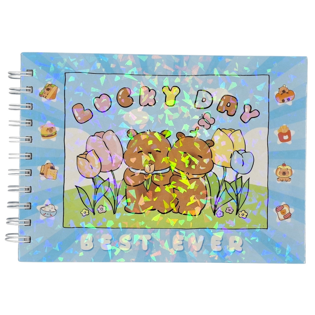 Livro Colorir Ursos 48p Capa Holográfica Estilo Bobby Goods