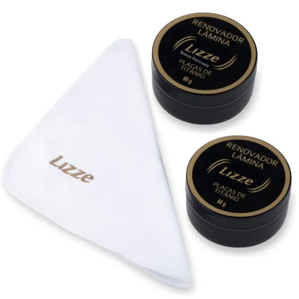 Kit Lizze Cera Polimento Titanium Profissional