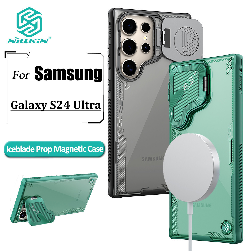 Capa Magnética Nillkin Iceblade Prop Propulsora Para Samsung Galaxy S24 Ultra Phone Protetora De Lente (Somente Com Função De Sucção) - Mobile & Gadgets