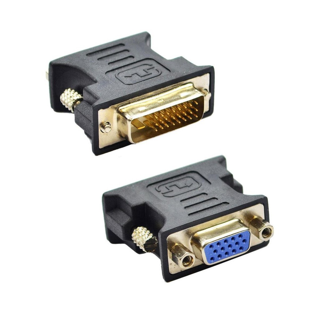 Adaptador Conversor DVI-D 24+1 para VGA (DVI-D M X VGA F) em Oferta na Shopee