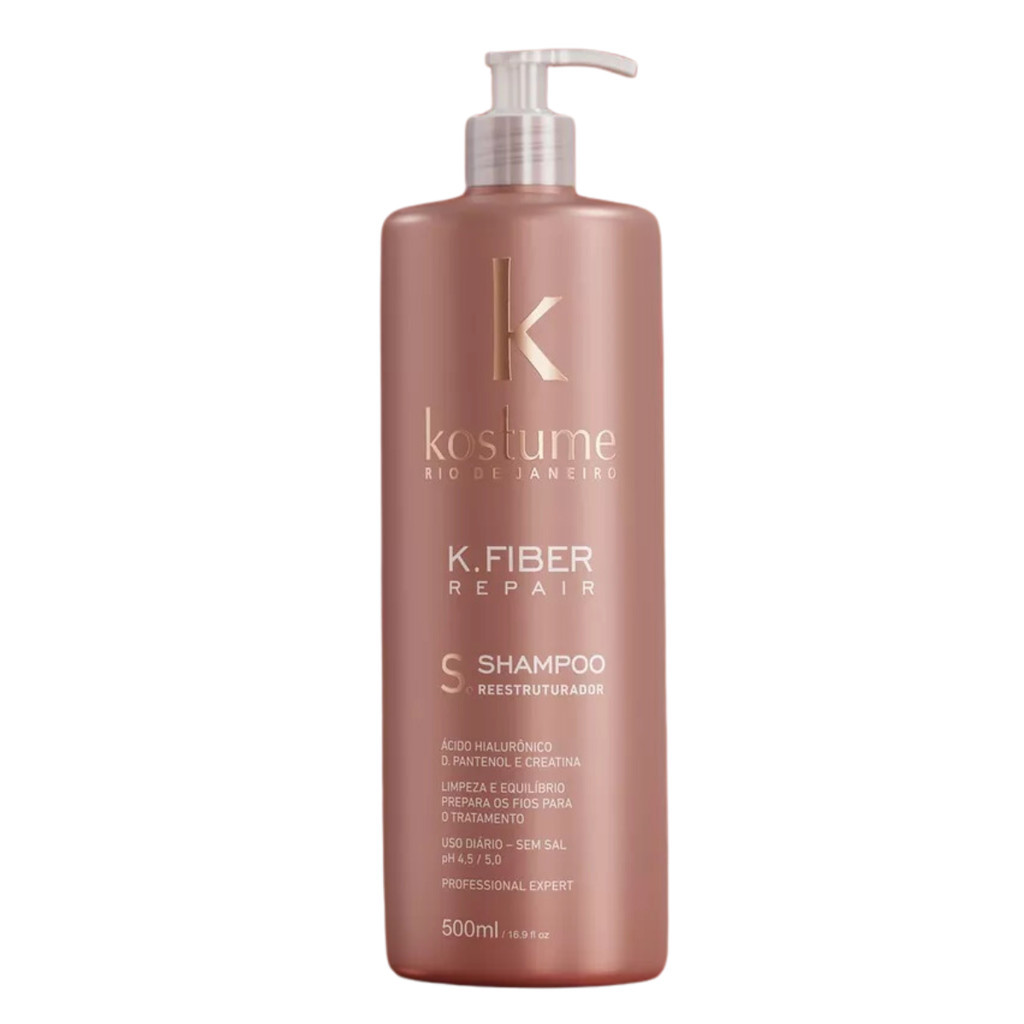 Shampoo Reestruturador de fios K.Fiber Repair 500ml Kostume