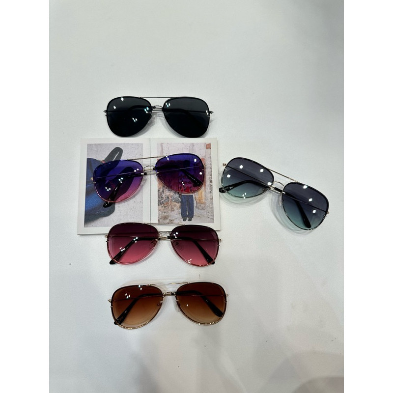 Óculos de Sol Adulto ponto dupla com Proteção UV400 Várias Cores Lançamento em Oferta na Shopee