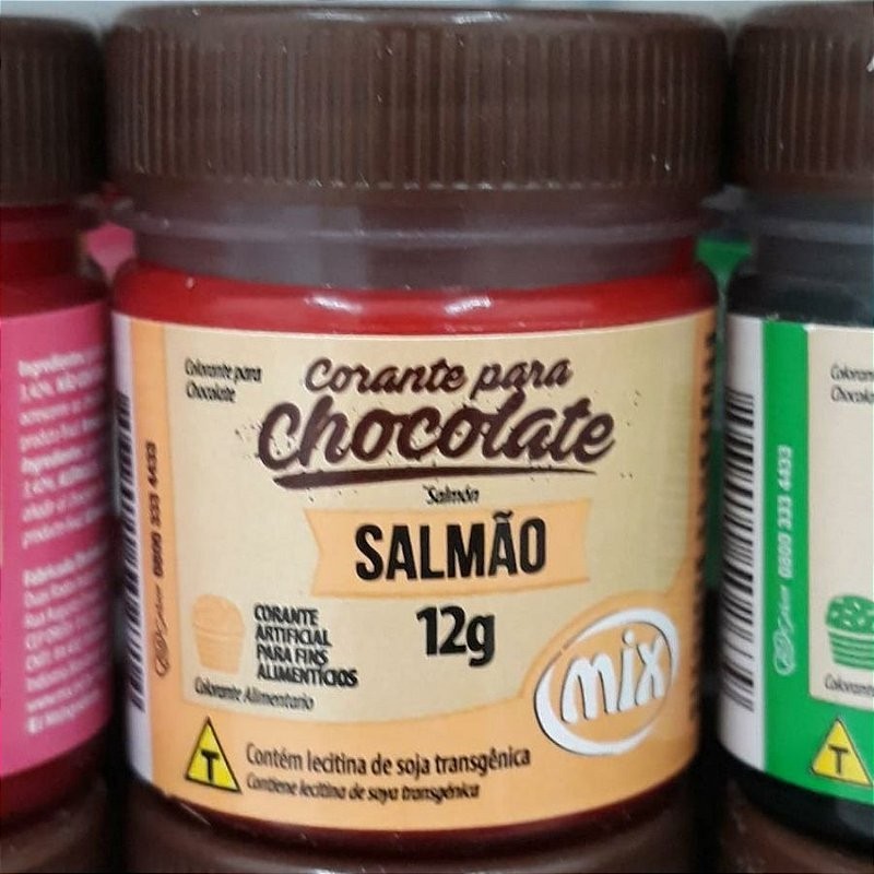 Corante em Pasta para Chocolate Salmão 12g Mix - Food & Beverages