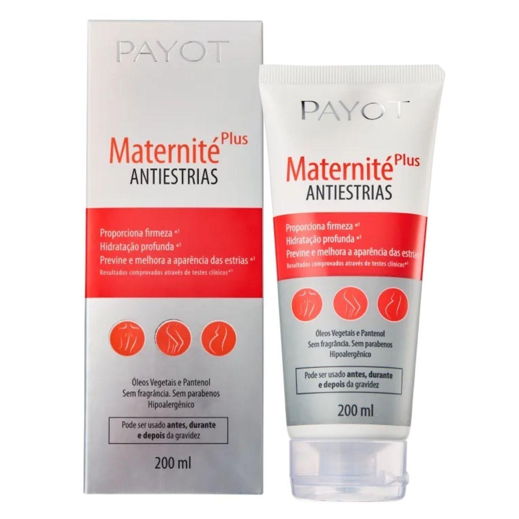 LOÇÃO HIDRATANTE PAYOT MATERNITÉ PLUS ANTIESTRIAS 200ML