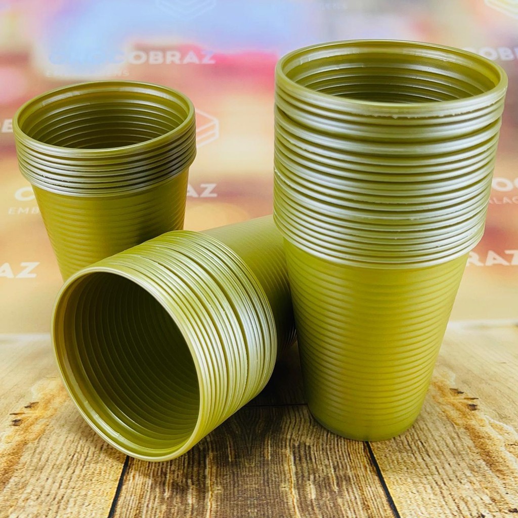 50~250 COPO ANIVERSARIO 200ml DOURADO PEROLADO BELLO FESTAS em Oferta na Shopee