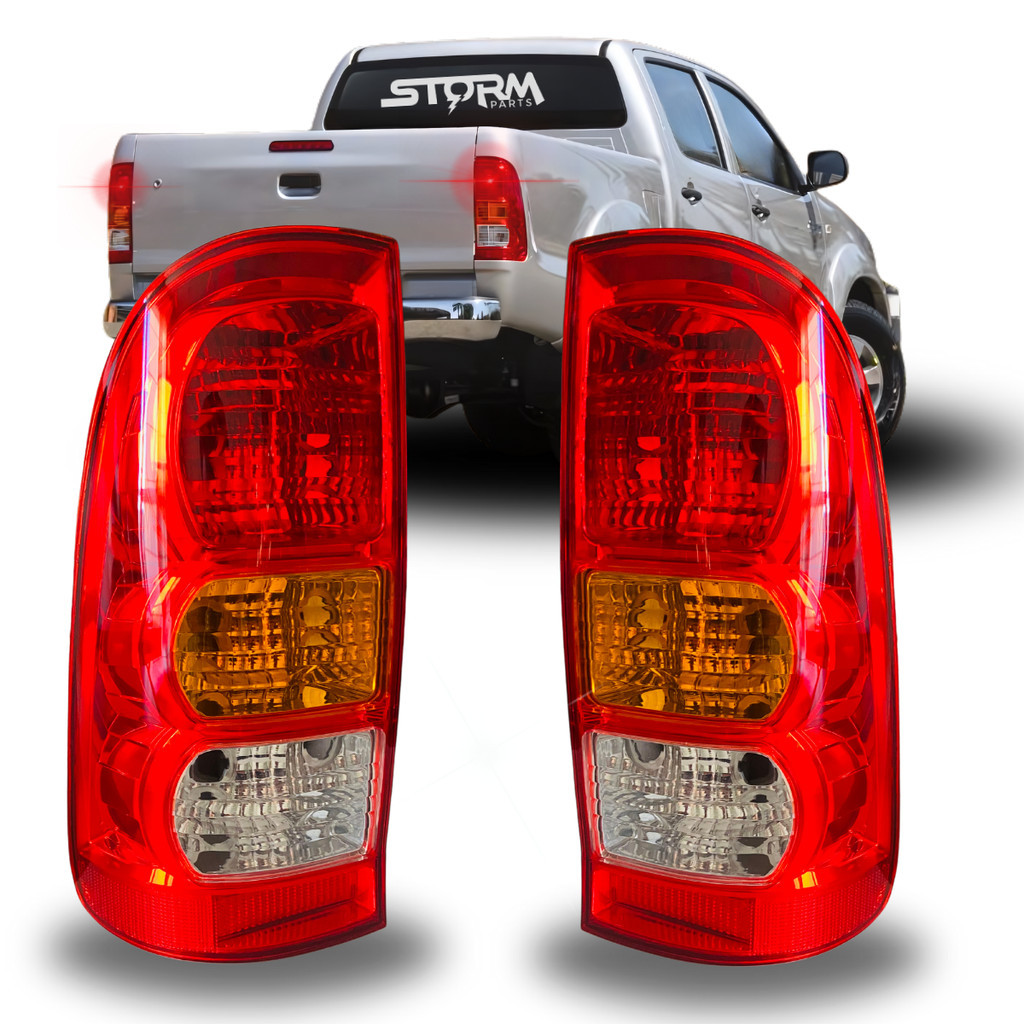 Par Lanterna luz freio Toyota Hilux 2004 a 2011 Farol Lâmpada 3.0 Dx Sr Srv 4x4 2.5 Vvt-i