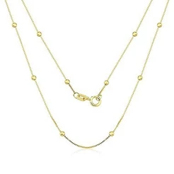 Corrente Choker de Ouro Feminina Bolinha