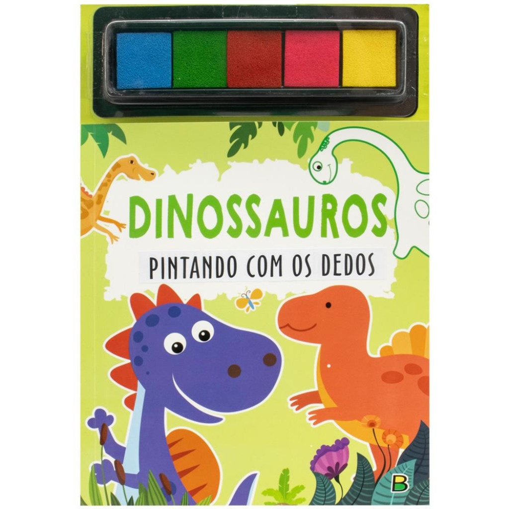 PINTANDO COM OS DEDOS DINOSSAUROS