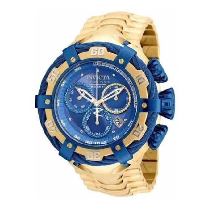 Relogio Invicta Thunderbolt 21361 Banhado Ouro 18k