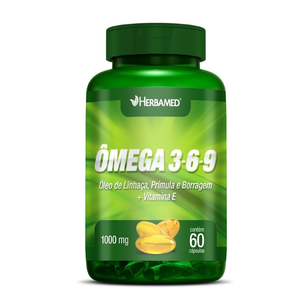 Omega 3-6-9 1000mg Herbamed 60 Capsulas - Health