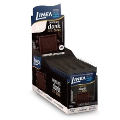 Mini Chocolate Dark Meio Amargo Linea 15un De 13G