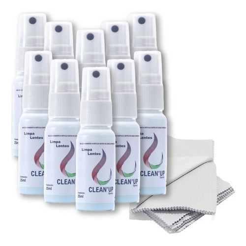 10 Limpa Lentes Óculos Telas Celular Note Com 10 Flanelas