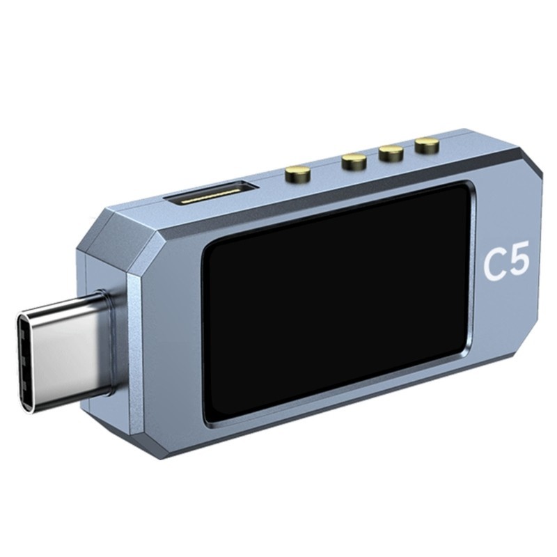 KOKO Precisions USB C PD3 1 Testador Elétrico DC48V 6A Multímetro Digital Com Amplo Ângulo De Visão Tela IPS