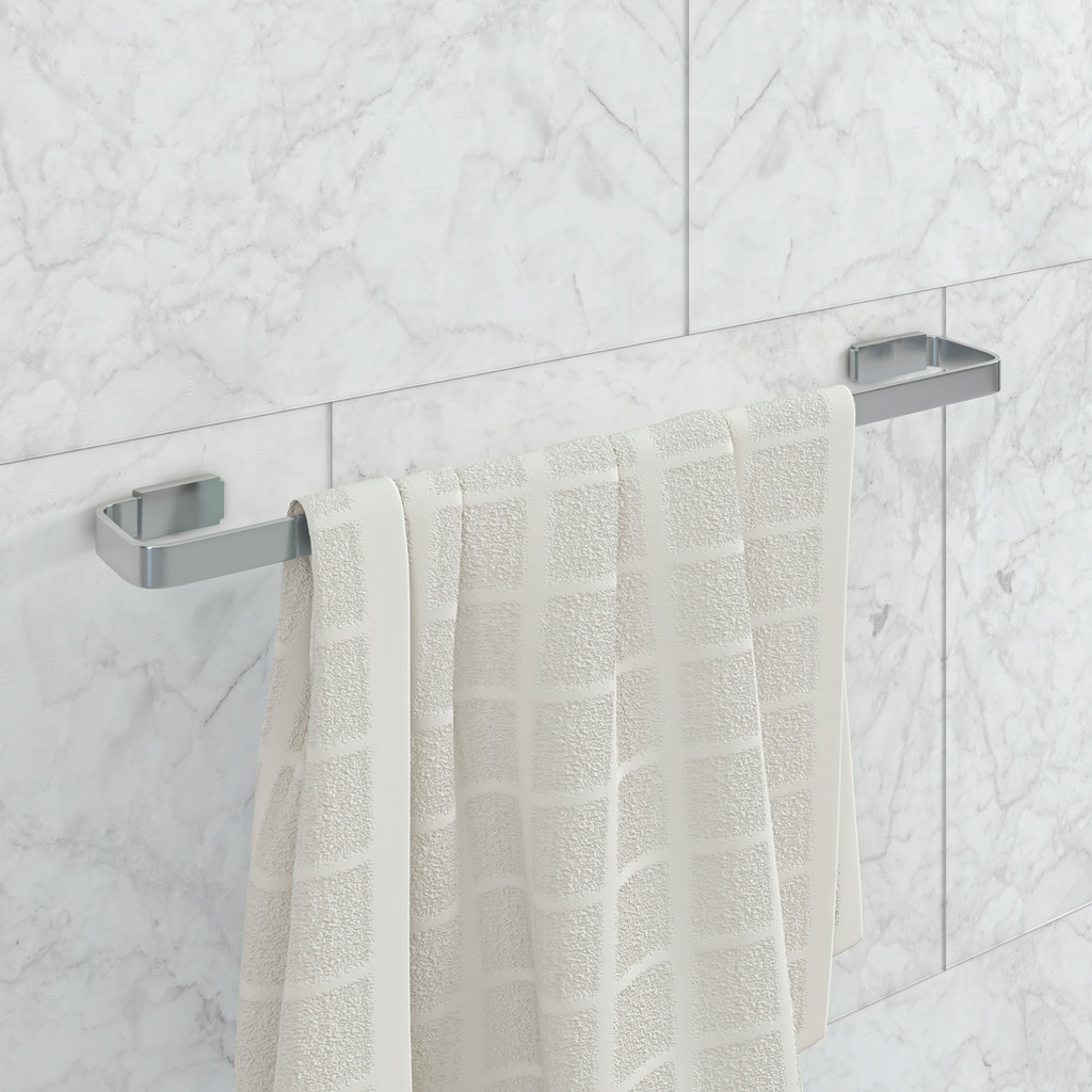 Kit Acessório Para Banheiro Polido 4 Peças C/Suporte Celular