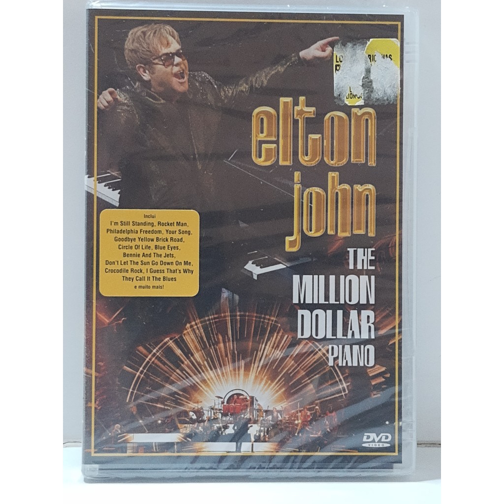 DVD Elton John - the million dollar piano  (lacrado)