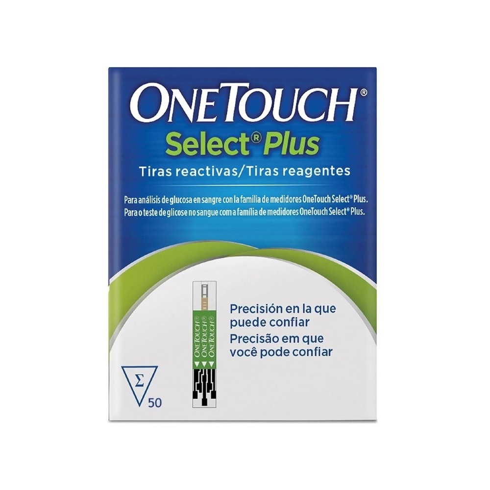 Tiras One Touch Select Plus 50 Unidades