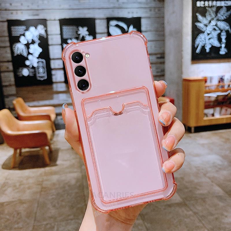 Capa Transparente Para Carteira TPU De Choque Samsung Galaxy M55 M54 M53 M33 5G