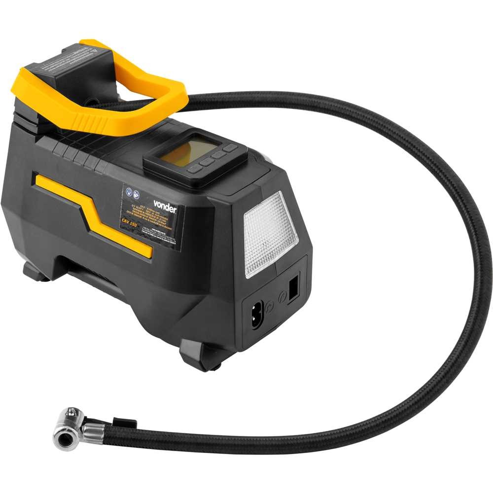 Compressor de ar elétrico portátil Vonder CAV 150 120W 12V/127V/220V — imagem 2 de 2