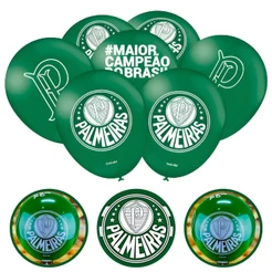 25~125 BALÃO BEXIGA FESTA PALMEIRAS FUTEBOL n°9 FESTCOLOR VERDE (CHOCO)