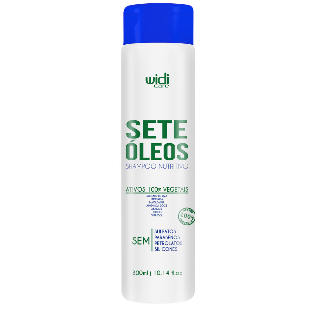 Sete Óleos Shampoo Nutritivo 300ml Widi Care em Oferta na Shopee