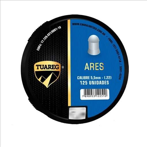 Chumbinho Tuareg Modelo Ares Calibre 5,5mm - 125 Unidades em Oferta na Shopee