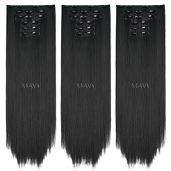 Mega Hair no TIC TAC 65cm Liso 100g Castanho 100% Humano