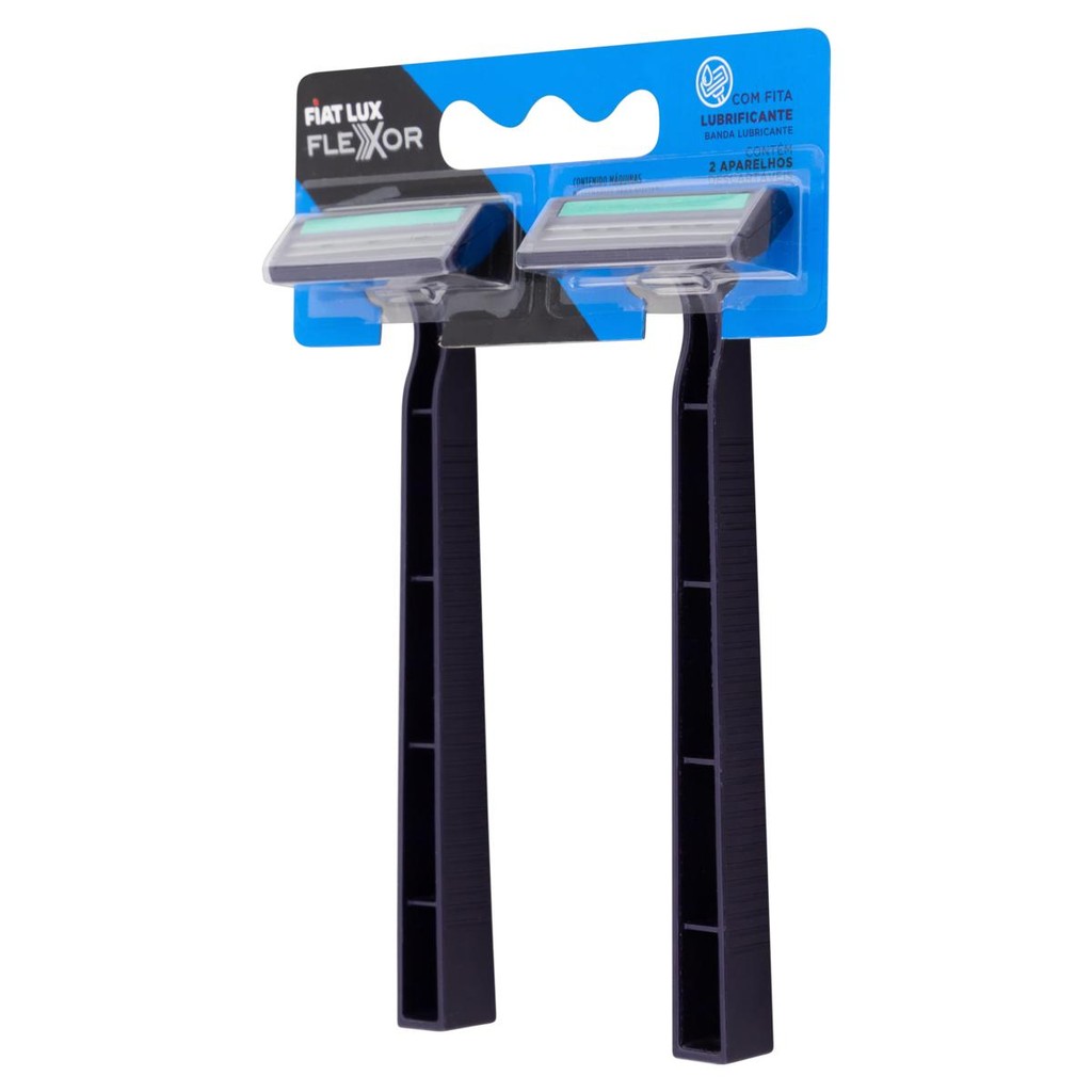 Aparelho de Barbear Barbeador Descartavel Com 2 Lâminas Cabo Resistente
Fiat Lux Flexor