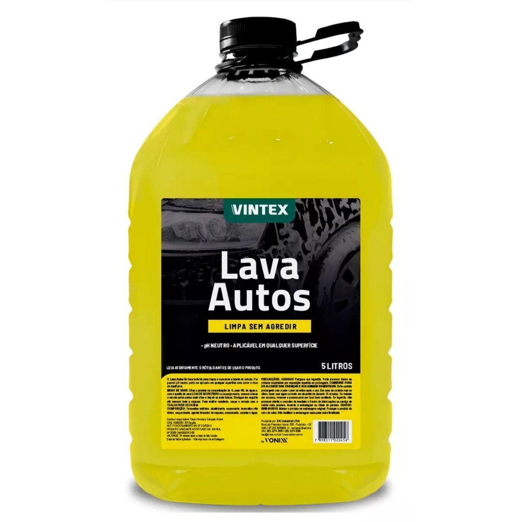 Shampoo Automotivo Brilho Protege Lava Autos 5l Vonixx em Oferta na Shopee