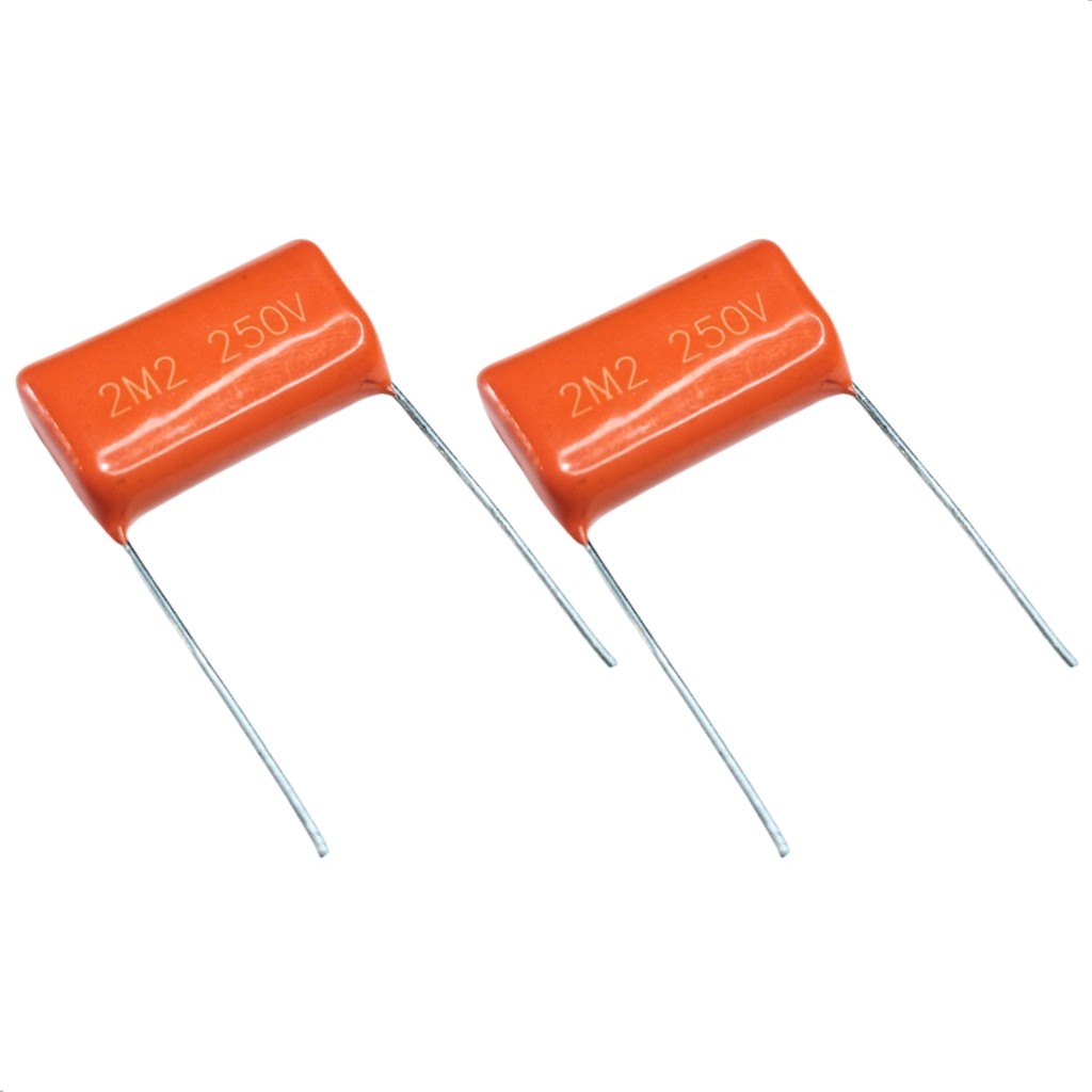 Capacitor Poliéster 2.2 uF 250V Para Super Tweeter de Som Automotivo Profissional
