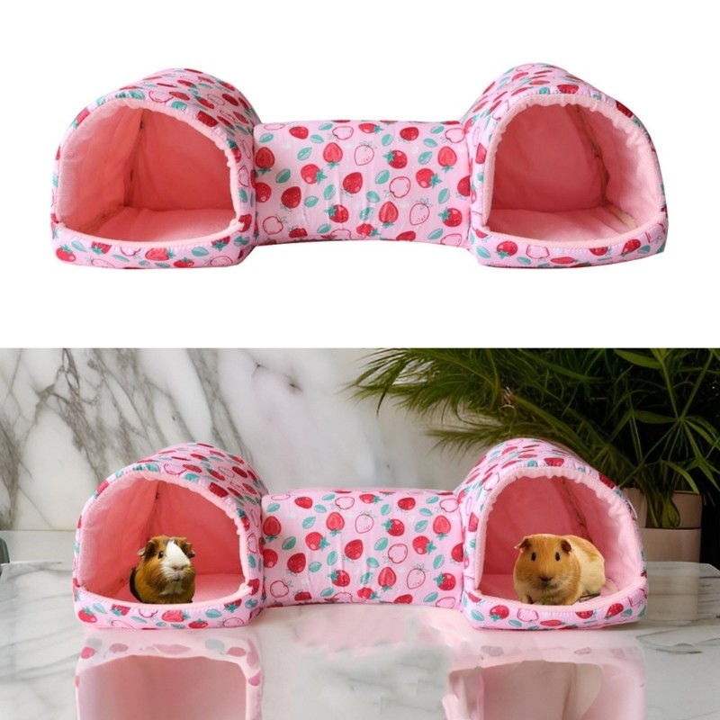 Bmico Hamster Roedores Hideaway Brinquedo Gerbil Cama Esconderijos Pet Túnel Caverna Para Furões Cobaias