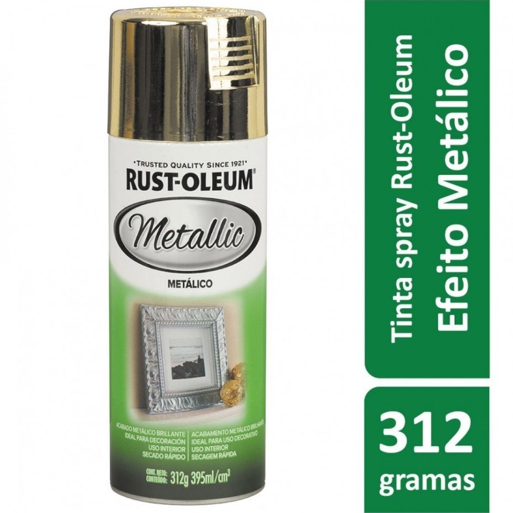Spray Metálico Ouro 395ml Rust Oleum