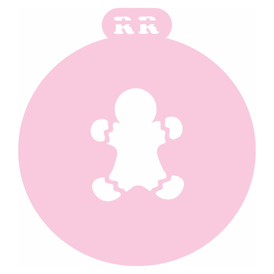 Stencil Boneco de Gengibre - Ref.4085 - 1 unidade - RR Cortadores - Rizzo
